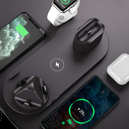 3 in 1 Wireless Fast Charger For IPhone, Airpods, & Apple Watch