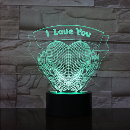 Valentines Day Gift Love 3D Night Light