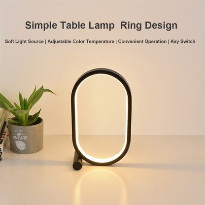 Plug-In Oval Acrylic Lamp