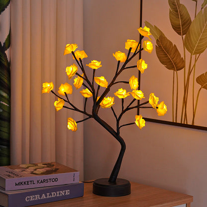 Rose Tree Lamp Decoration