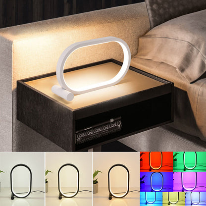 Plug-In Oval Acrylic Lamp