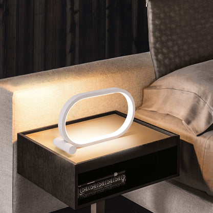 Plug-In Oval Acrylic Lamp