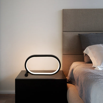 Plug-In Oval Acrylic Lamp