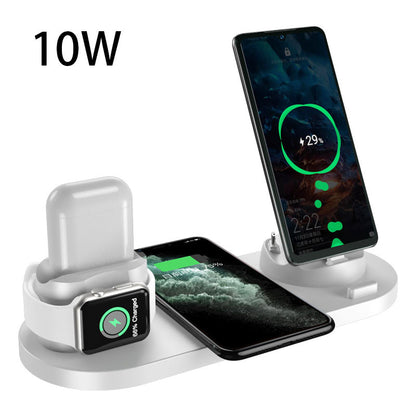 3 in 1 Wireless Fast Charger For IPhone, Airpods, & Apple Watch