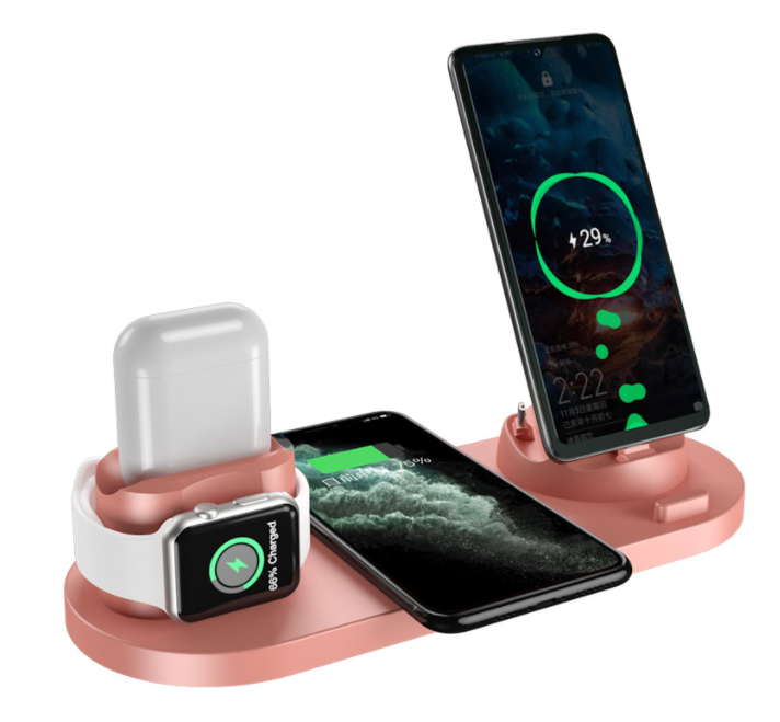 3 in 1 Wireless Fast Charger For IPhone, Airpods, & Apple Watch