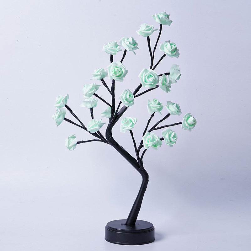 Rose Tree Lamp Decoration