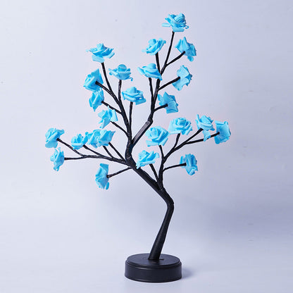 Rose Tree Lamp Decoration