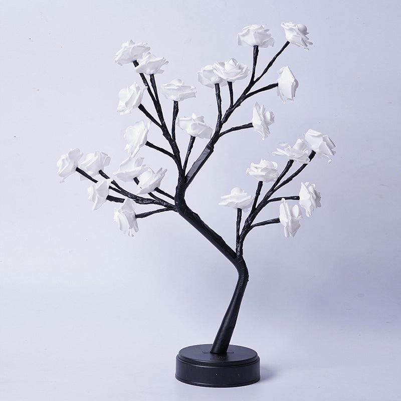 Rose Tree Lamp Decoration