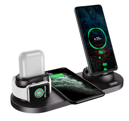 3 in 1 Wireless Fast Charger For IPhone, Airpods, & Apple Watch