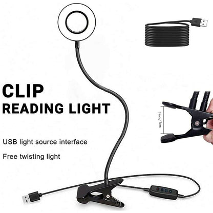 Desk Lamp Flexible Arm  Study & Reading Night Light