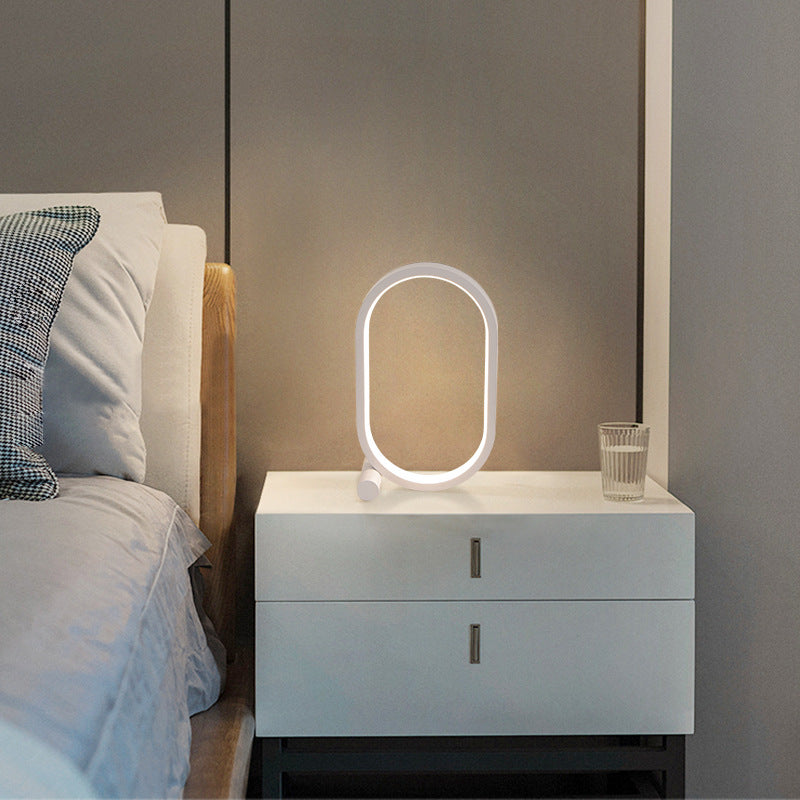 Plug-In Oval Acrylic Lamp