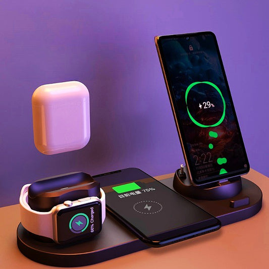 3 in 1 Wireless Fast Charger For IPhone, Airpods, & Apple Watch